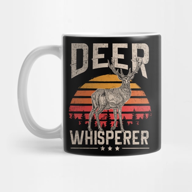 Retro Vintage Style Deer Hunting Whisper Gift For Hunter by HCMGift